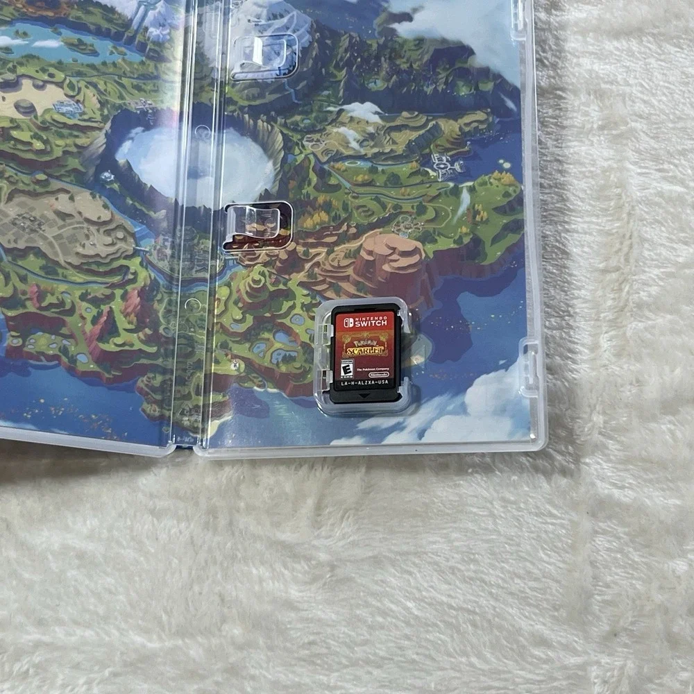 Pokemon Scarlet & Violet Double Pack Nintendo Switch CIB w/Unused 200 Poke Ball